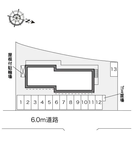 ★手数料０円★鳥取市秋里 月極駐車場